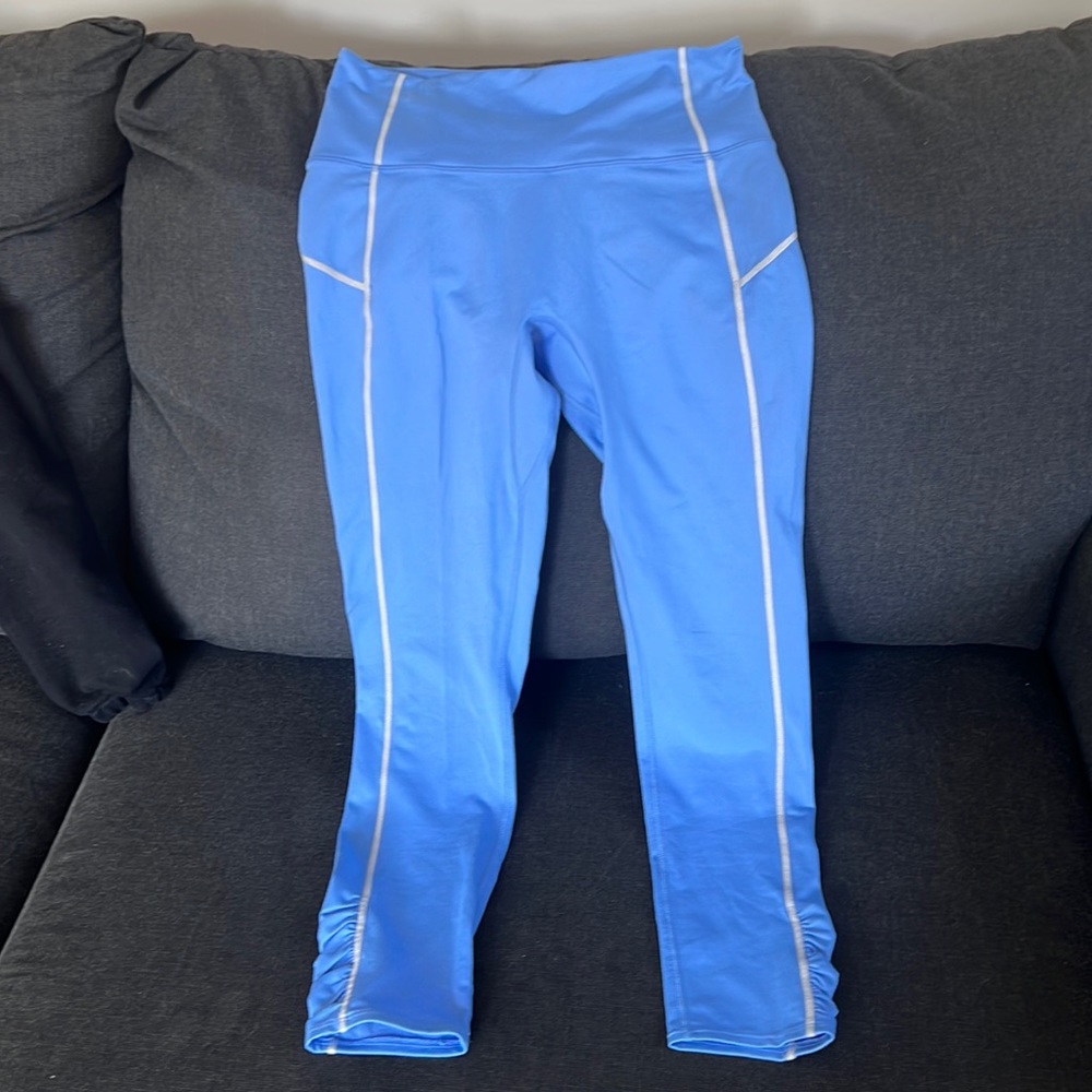 Free People Movement You're A Peach 7/8 Leggings Blue